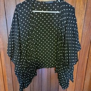 Womens kimono sleeve jacket,brandy melville,one size,polka-dot
